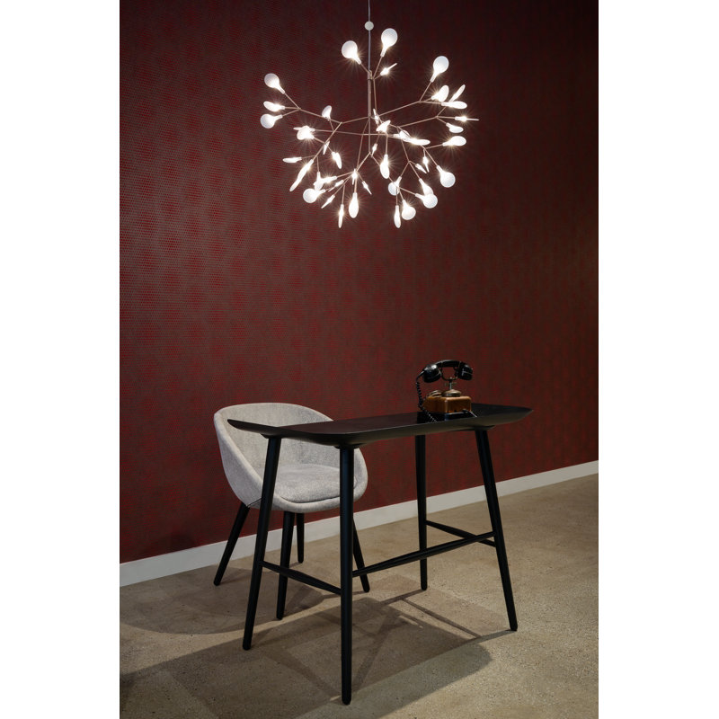 Heracleum III LED Chandelier, Copper, 20.9" H x 28.3" W x 28.3" D, 157.5"