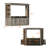 100'' Entertainment Center With Storage Cabinets & Open Shelves