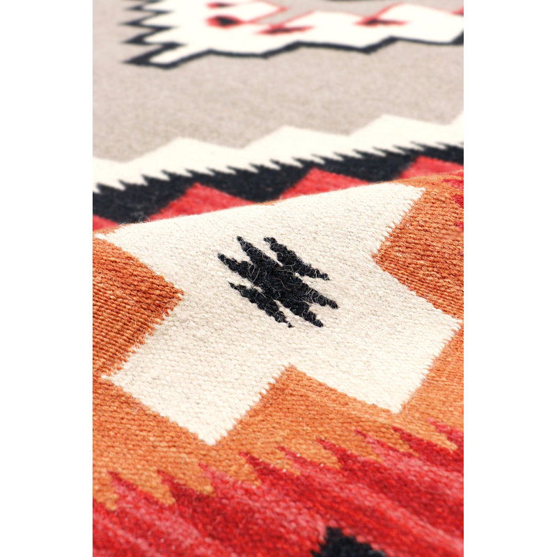 Canvello Reversible Wool Mocha Area Rug- 8'11'' X 12'1''