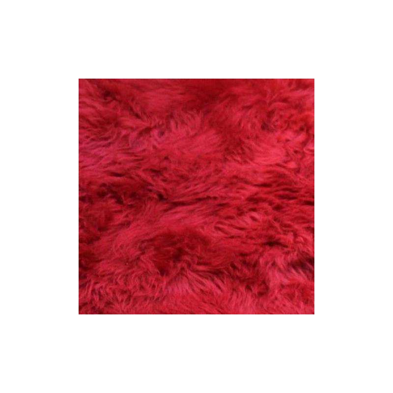 Solid Colour Sheepskin 65cm X 100cm Area Rug