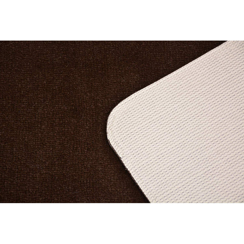 Anti Slip Machine Washable Brown Area Rug, Rectangle 3'3" x 4'11"