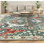 High-Quality Hand-Knotted Green And Gold Area Rug-459898685