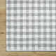 Lavande Plaid Wool Area Rug in Gray/White/Light Gray