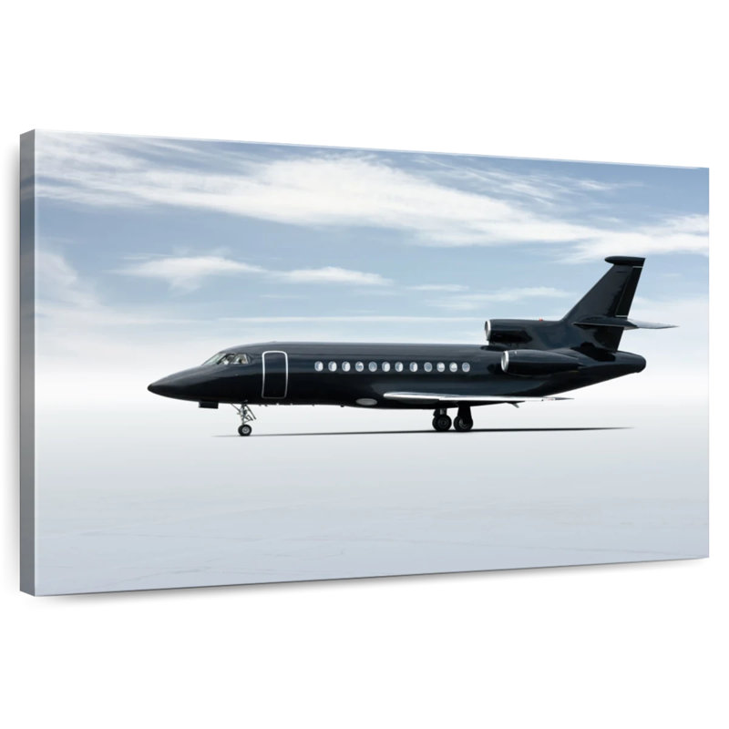 Mehar Sleek Business Jet, 24" H x 36" W