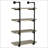 Black And Rustic Oak 4-Tier Wall Shelf-2020445216-2020445218