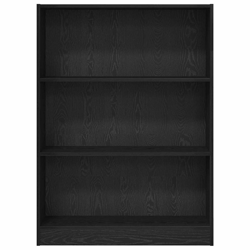 Bookcase Storage Rack Book Cabinet Bookshelf Cupboard Engineered Wood, (3 Shelves) 109cm H x 80cm W x 24cm D