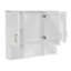 Armoire murale à miroir murale l 35 po x H 30 po-1118099035