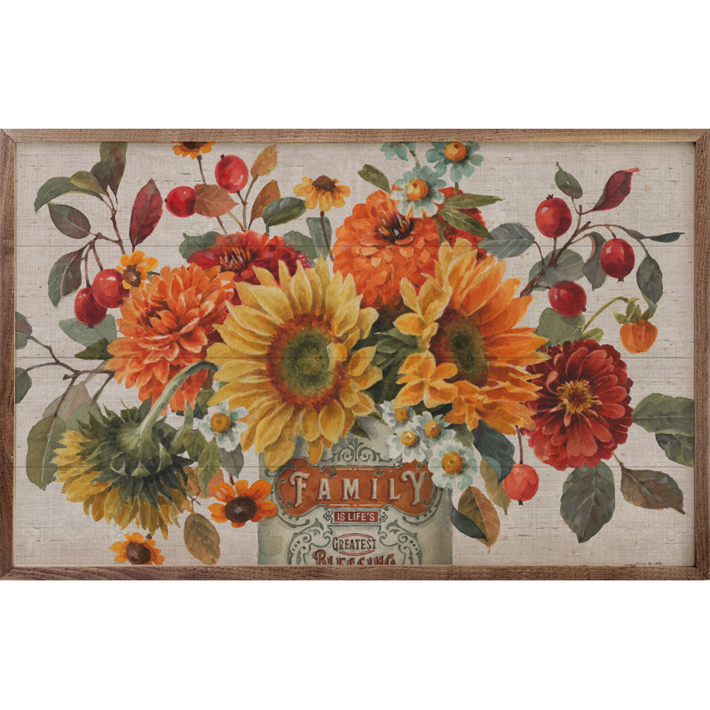 «Autumn in Bloom I» par Lisa Audit, H 16 po x l 24 po