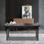 Table-plateau classique en bois de style antique Xaire avec pieds pliables