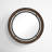 Smita Solid Wood Round Mirror-464503670