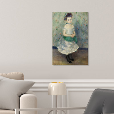 Art mural réaliste et classique «Renoir - Portrait Of Jeanne Durand Ruel»