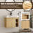Oakshade 28'' Wall Mounted Single Bathroom Vanity Set with Ceramic Vanity Top-59466786-59466813