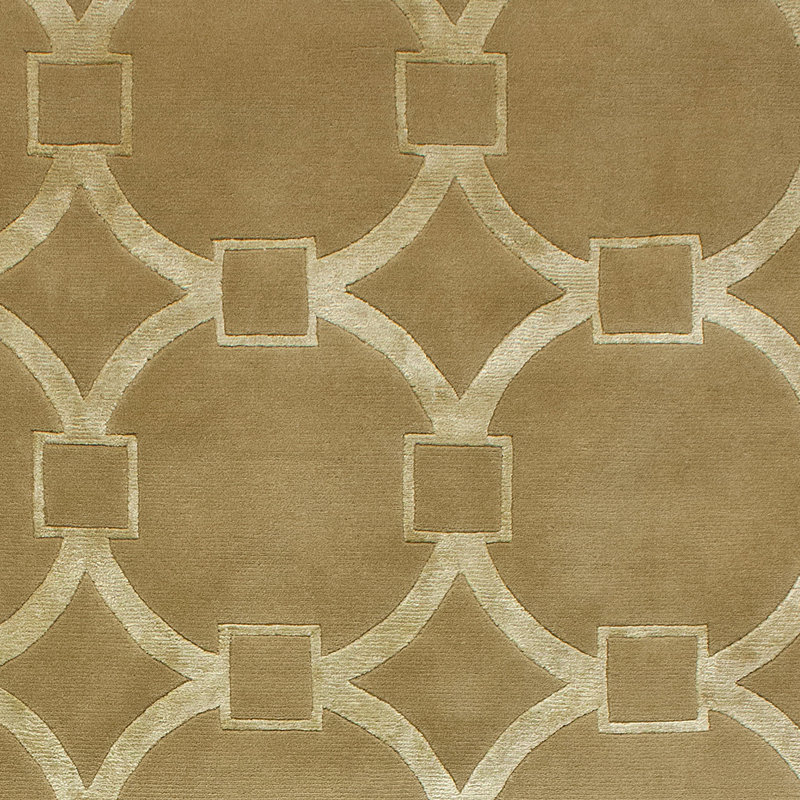 Ikat Area Rug in Amber, Rectangle 8' x 10'