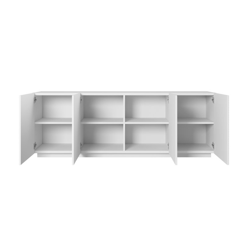 Meisel 200cm Sideboard, White Matte