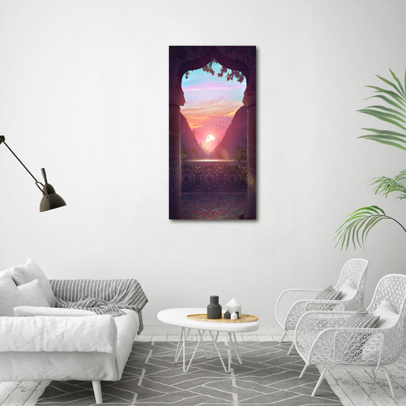 Architecture East - Wrapped Canvas Print
