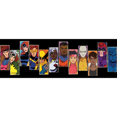 Marvel's X-MEN ‘97 Character Portraits Black Peel and Stick Border