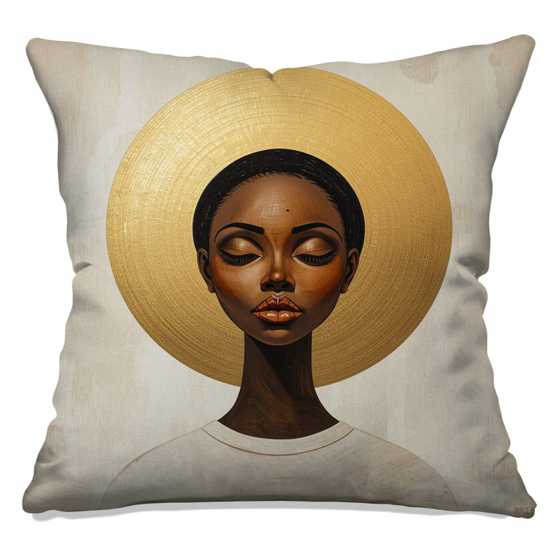 Coussins décoratifs Golden Halo, 16 po x 16 po