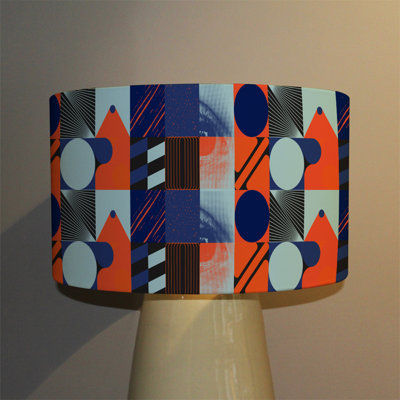 Cotton Drum Lamp Shade ( Screw On )