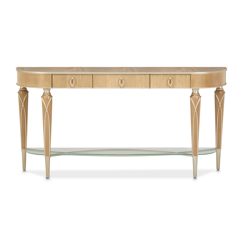Console avec tiroirs Villa Cherie - Caramel, Caramel / Chardonnay