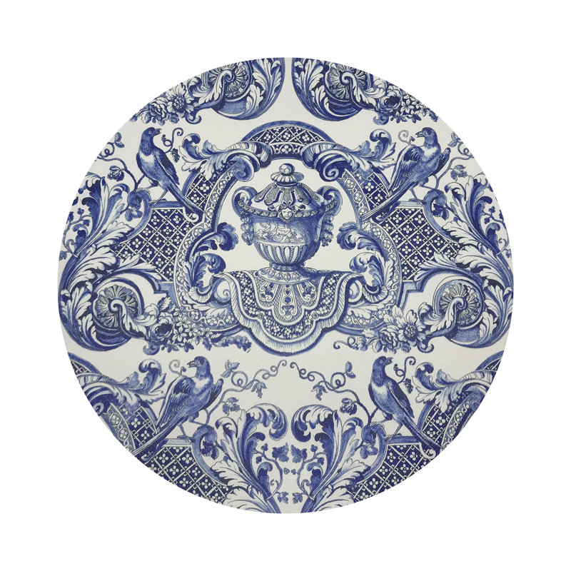 Napperon en cuir Royal Delft William and Mary, Bleu