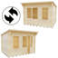 Edgefield 19mm Log Cabin  11 ft x 6 ft