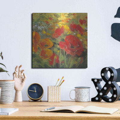 «Oriental Poppy Field I» par Carol R «Luxe Poppy Field I» par Carol Rowan