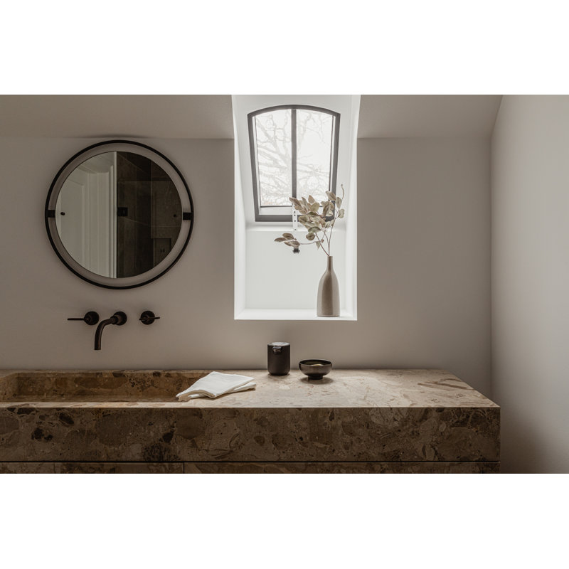 Nimbus Engineered Wood Mirror, 23.6" x 23.6", Bronzed Brass