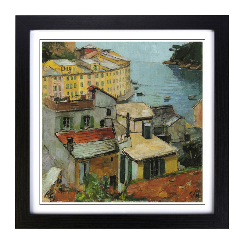 Carl Moll - Single Picture Frame Painting, Black