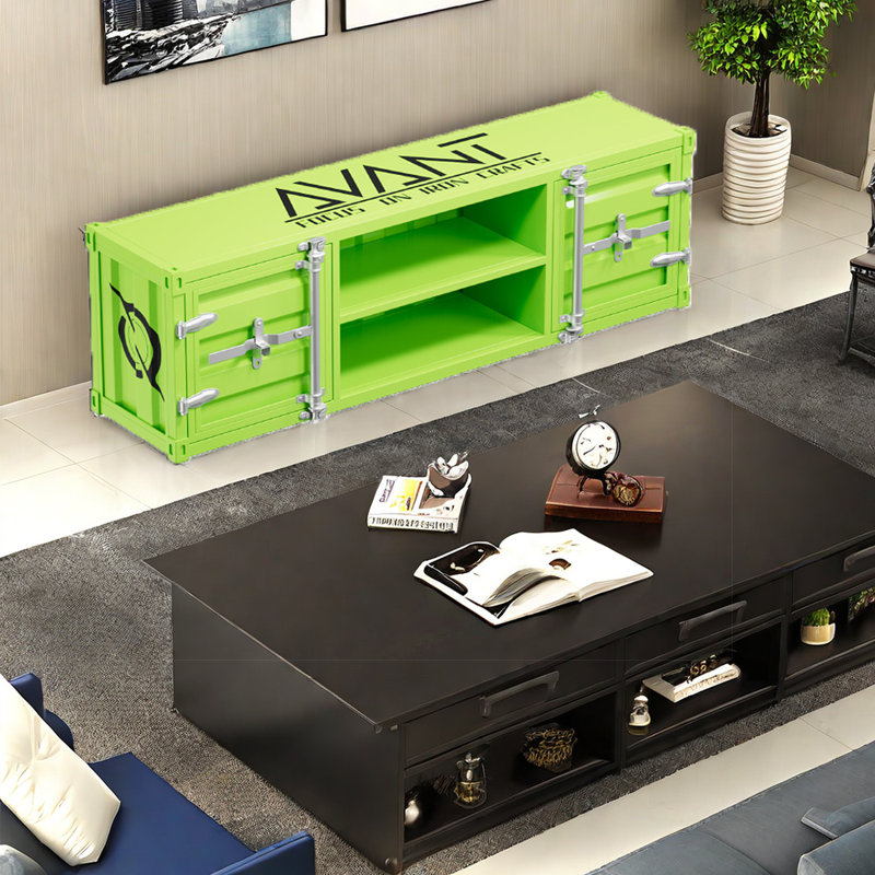 Crédence de rangement l 59,05 po Mulero, Vert