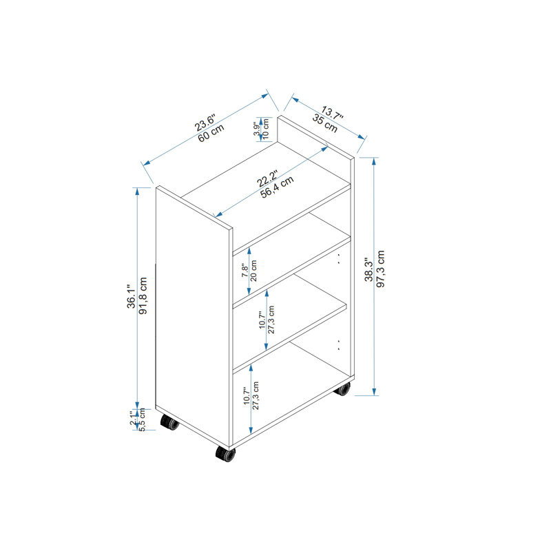 Lomnick Display Cabinet, White