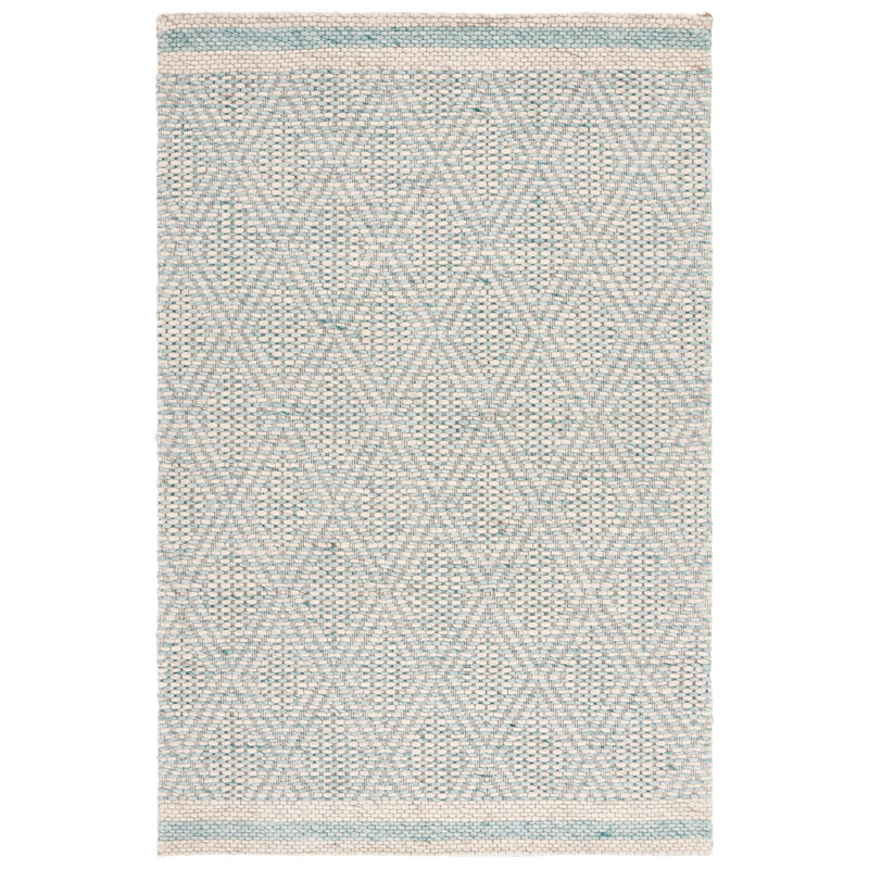 Tapis bleu / ivoire Marbella 576, Rectangle 4 pi x 6 pi