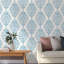 Kwon Damask Metallic Wallpaper Double Roll-584006624