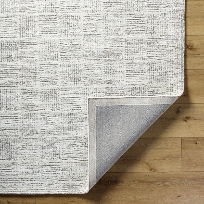 Buckholts Modern Hand Tufted Area Rug, Rectangle 6' x 9'