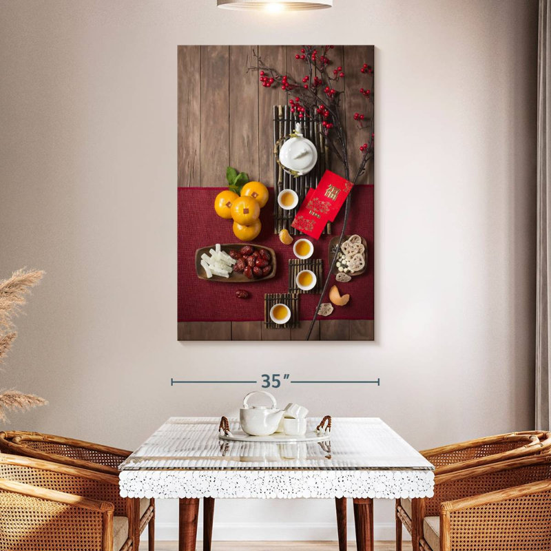 Yarlin Chinese New Year Spread, 51" H x 34" W