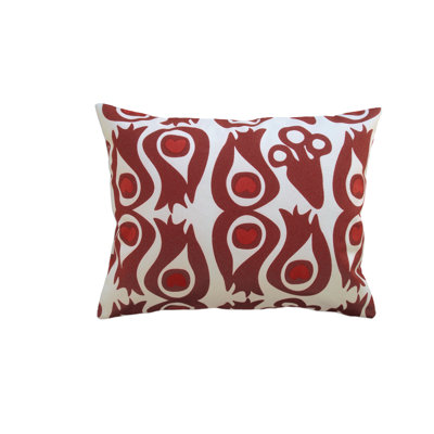 Peacock Cotton Throw Pillow