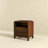 Solid Wood Nightstand With Two Drawers