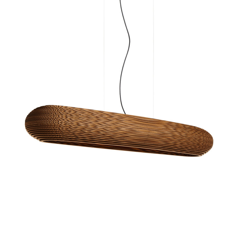 Scraplights Linear Disc Pendant, Natural