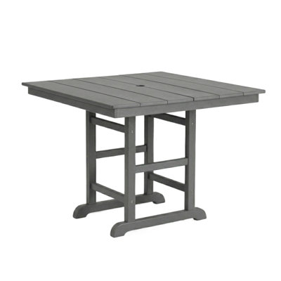 Table de salle à manger pliante carrée 1 pièce Hdpe