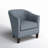 Fremont Nailhead Barrel Armchair-75817894