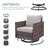 Nazime 2 Person Seating Group with Cushion-1346382949-1346382948