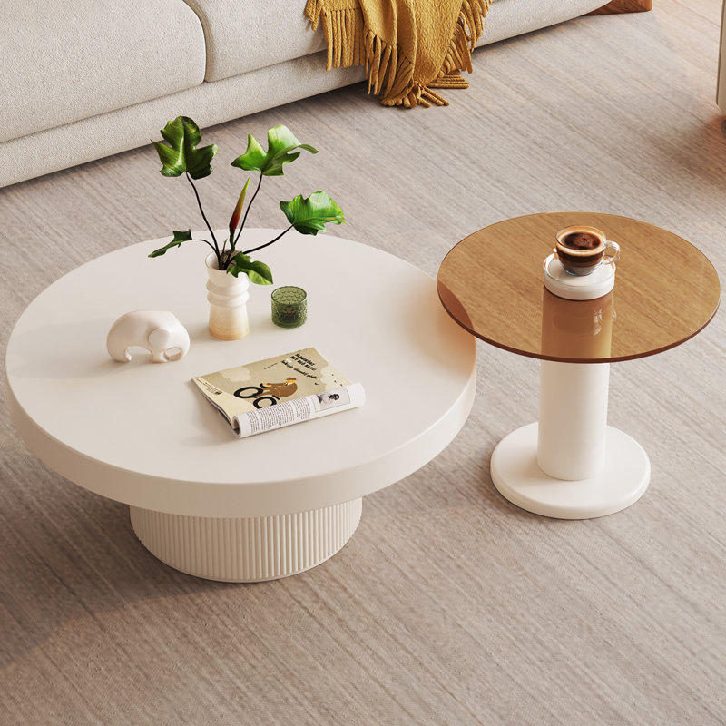 Round Coffee Table Set Of 2