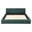 King Size  Upholstered Bed Frame With Thick Fabric, Chenille Fabric Grounded Queen Size Platform Bed With Headboard And Solid Frame. No Box Spring Needed88.5''*85.5''*24'')-363280400-363280412