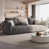 Blanc / gris foncé