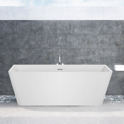 66.92'' x 31.49'' Freestanding Soaking Bathtub