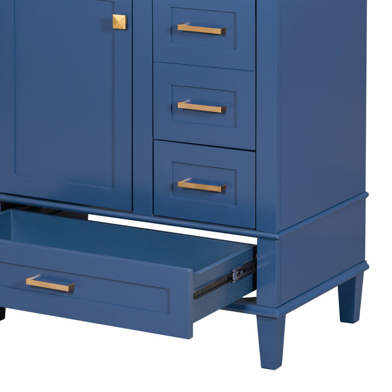 Ensemble de meuble-lavabo simple 30 po Quantavia, Or