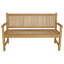 Banc de jardin et de patio en bois de teck massif Casson-314296886