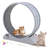 Emmani 33.5'' Noiseless and Lockable Cat Treadmill Exercise Running Wheel-2099373591