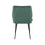 48.5cm H Velvet Upholstered Metal Side Chair-726720686