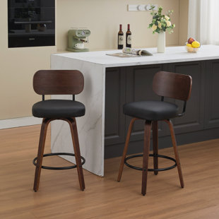 Ensemble de deux tabourets de bar pivotants