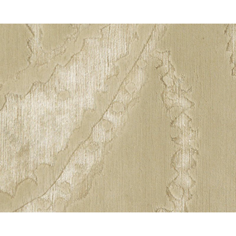 Paisley Area Rug in Beige/Neutral, Rectangle 6' x 9'